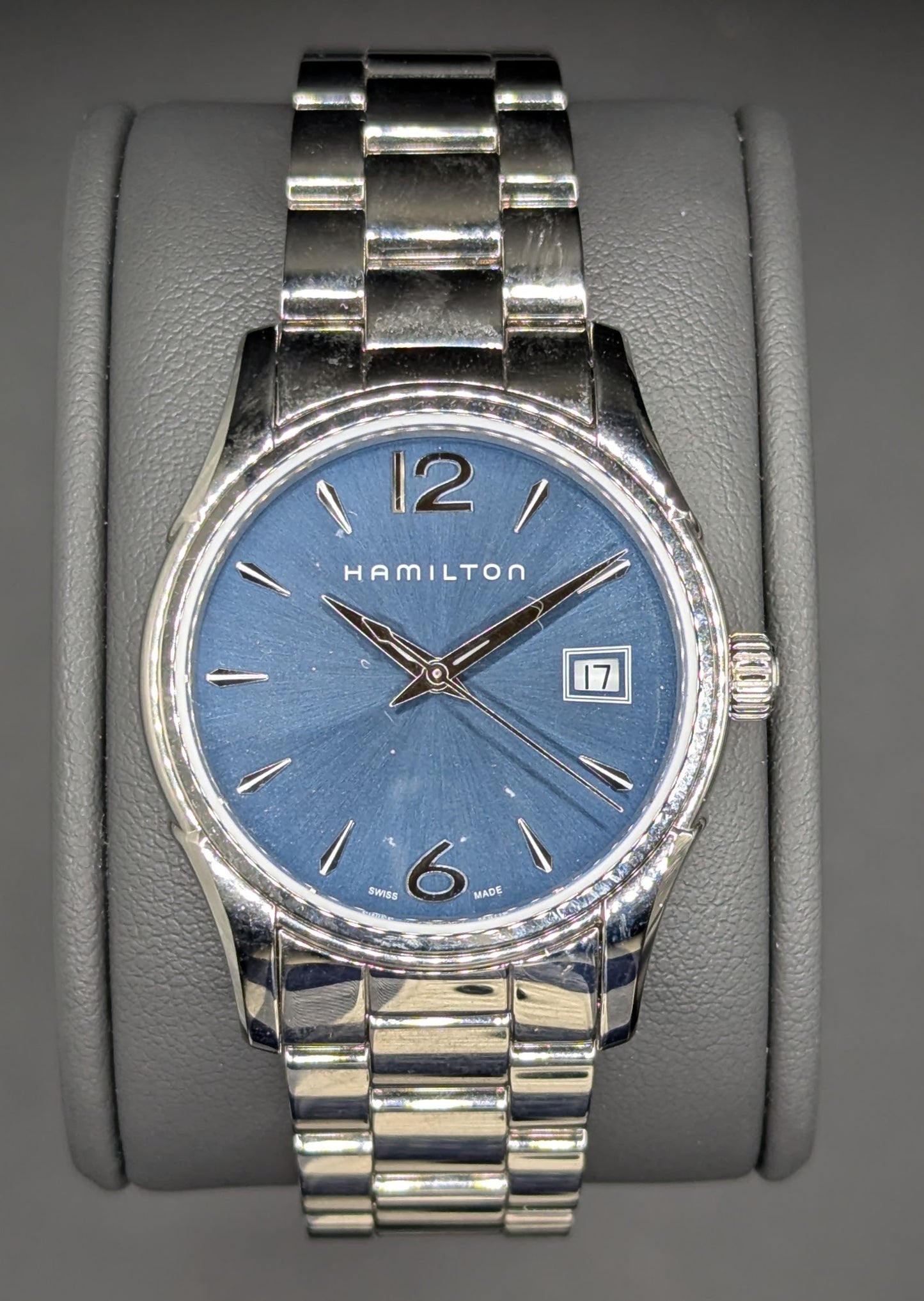 Hamilton Watch Silver/Blue