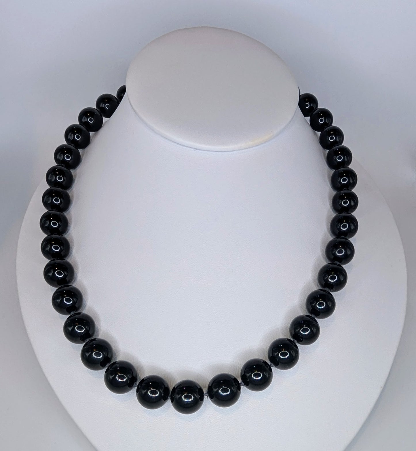 Necklace Black Onyx Beads