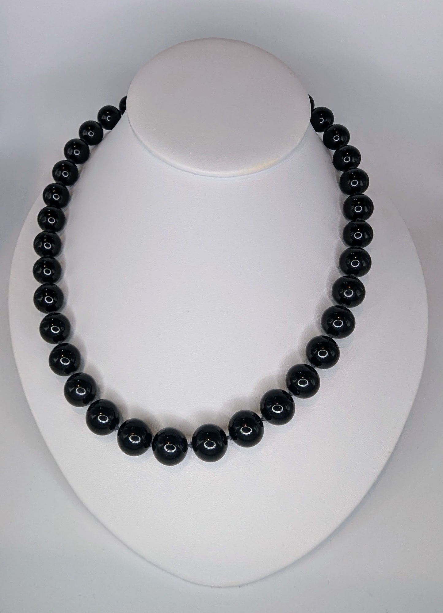 Necklace Black Onyx Beads