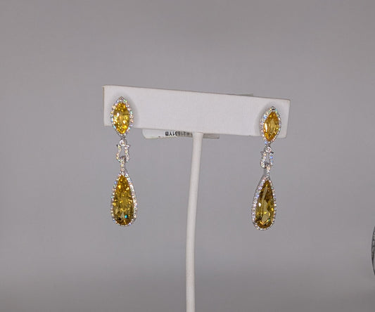 Colored Stone Earrings