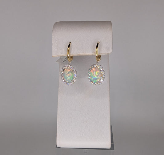 Colored Stone Earrings