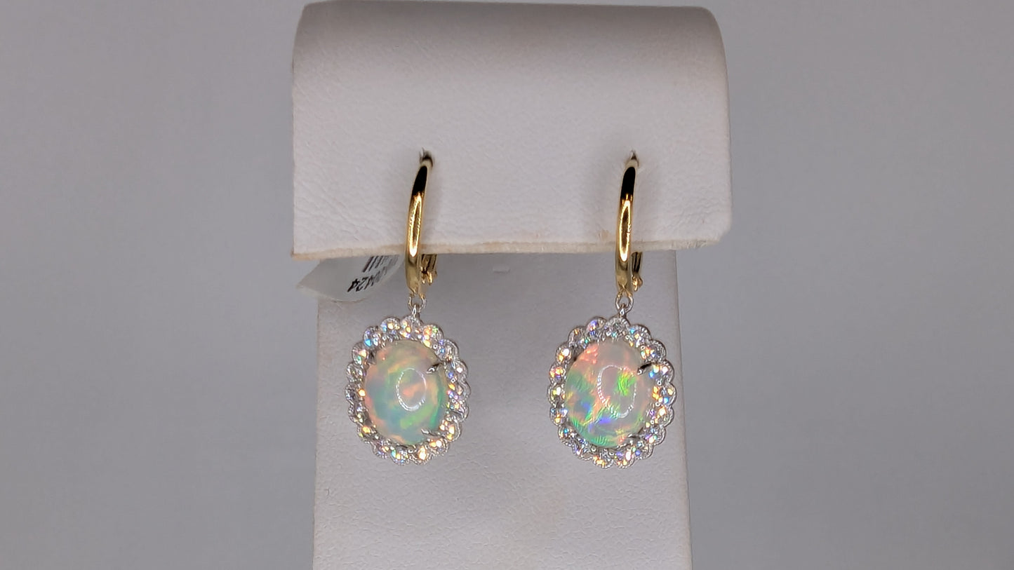 Colored Stone Earrings