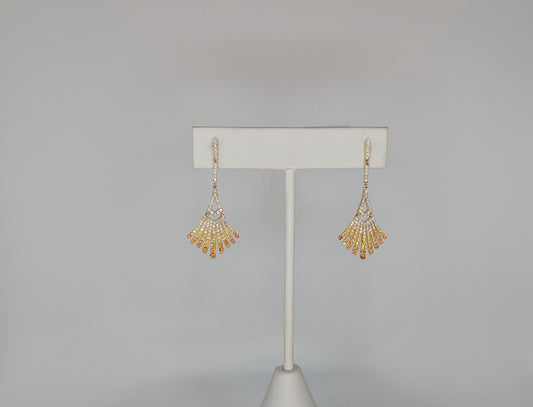 Colored Stone Earrings