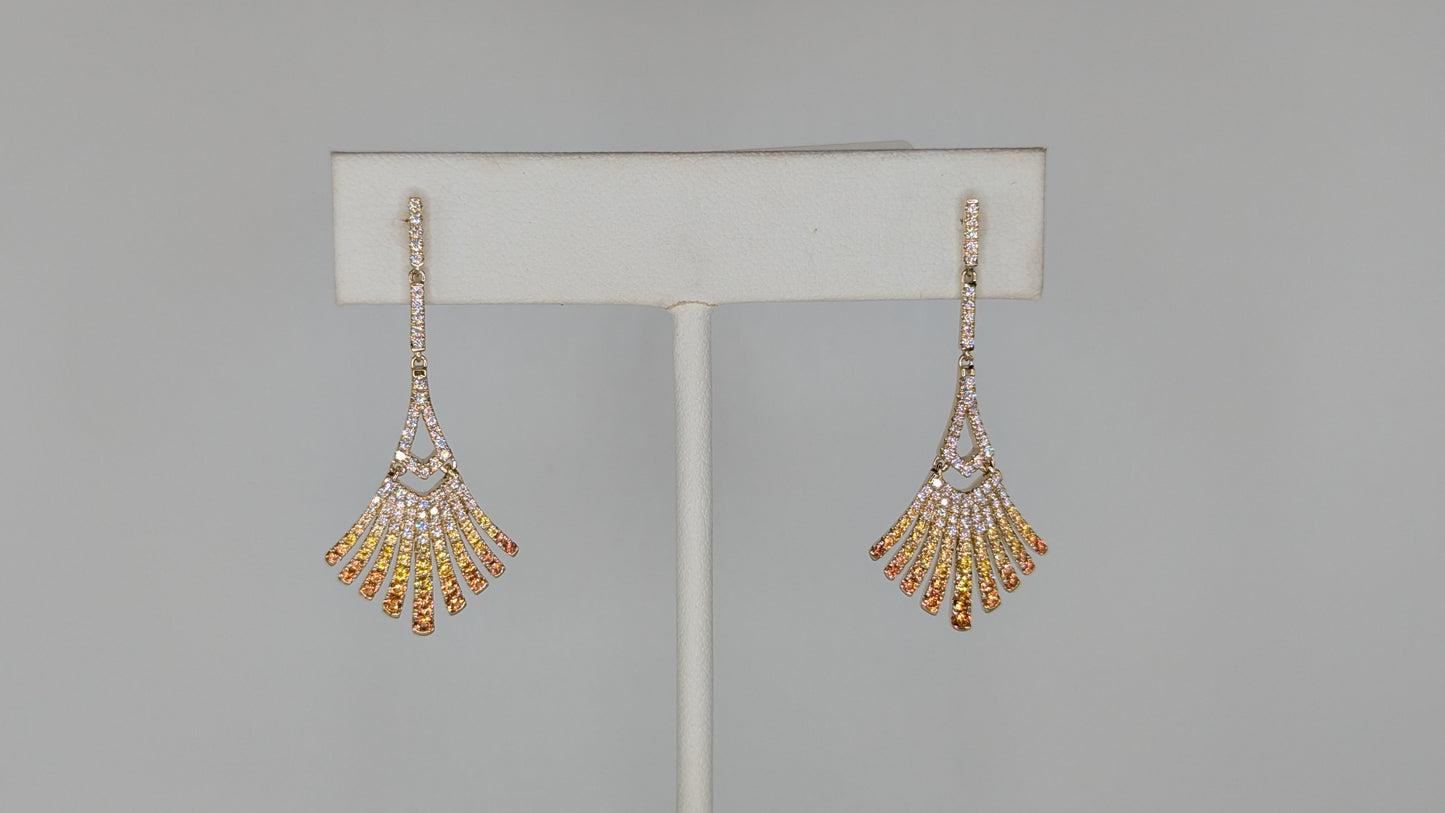 Colored Stone Earrings