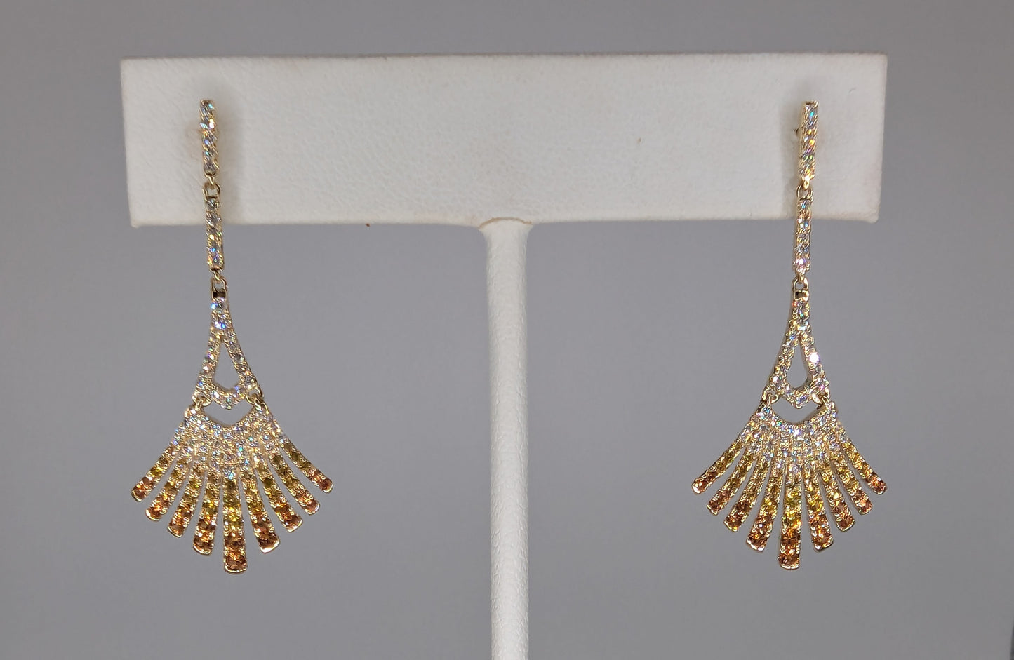 Colored Stone Earrings