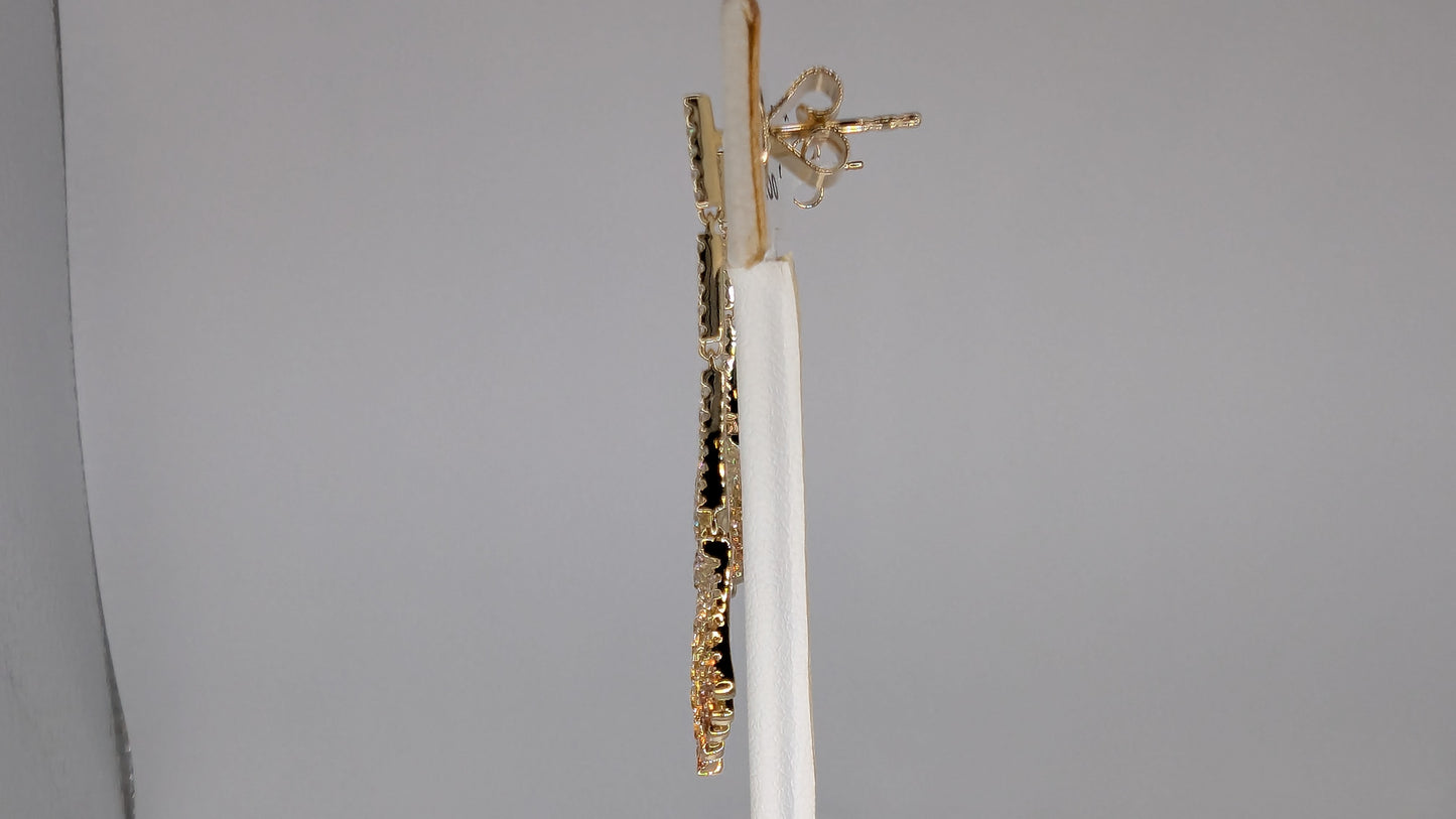 Colored Stone Earrings